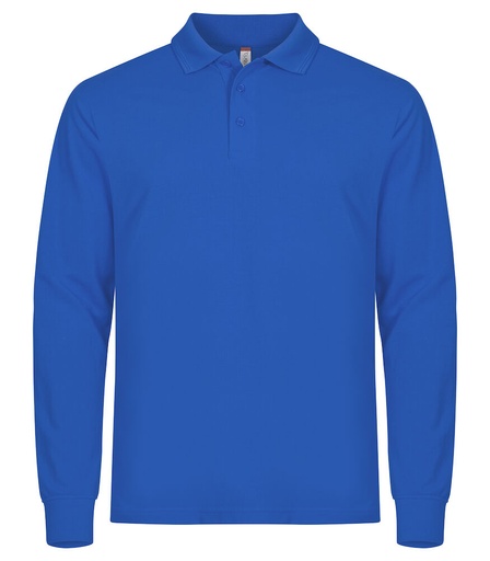 Clique Manhattan L/S Polo kobalt