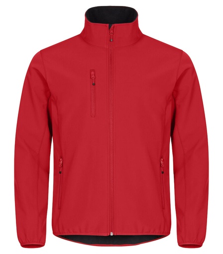 Clique Classic Softshell Jacket rood