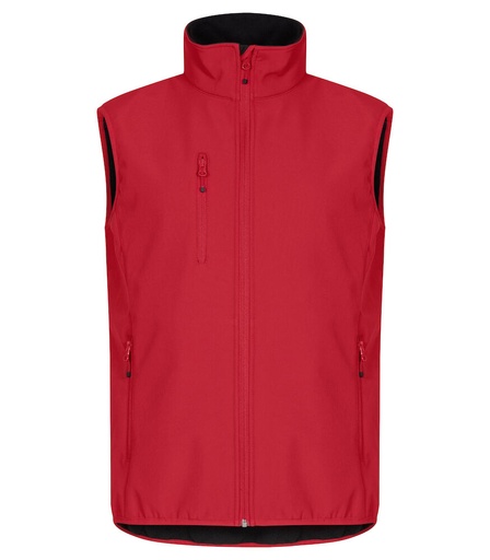 [CL-0200911-35] Clique Classic Softshell Vest rood
