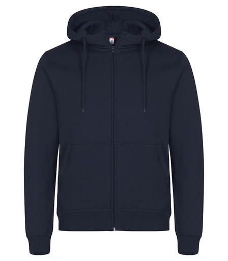 [CL-0201034-580] Clique Miami Hoody FZ dark navy