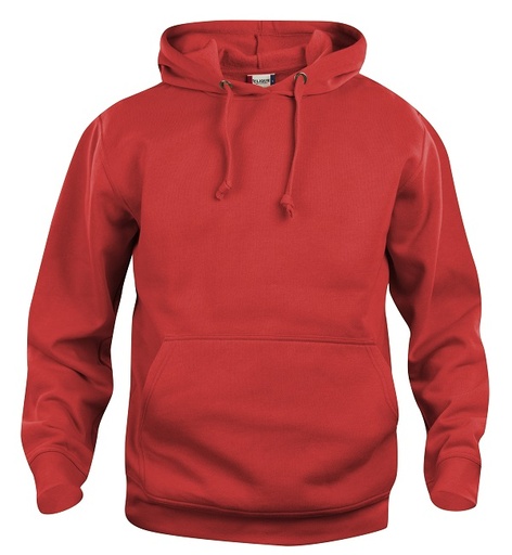Clique Basic Hoody rood