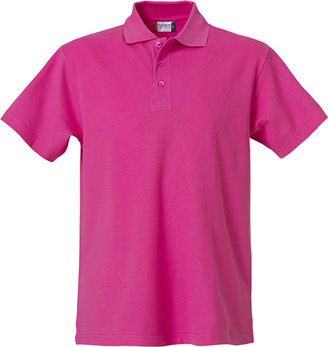 Clique Basic Polo helder kersen