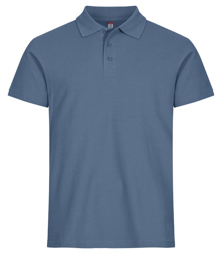 Clique Basic Polo staalblauw