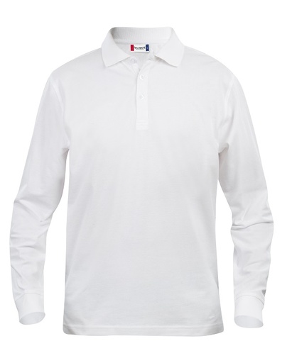 Clique Classic Lincoln L/S Polo wit