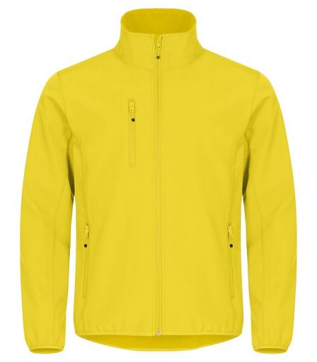 [CL-0200910-10] Clique Classic Softshell Jacket lemon