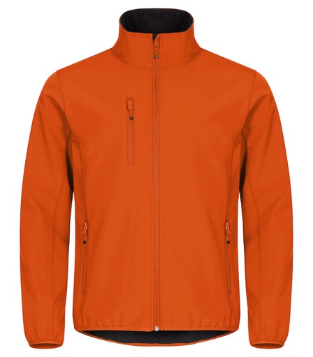 [CL-0200910-18] Clique Classic Softshell Jacket diep oranje