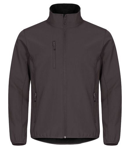 Clique Classic Softshell Jacket donkergrijs