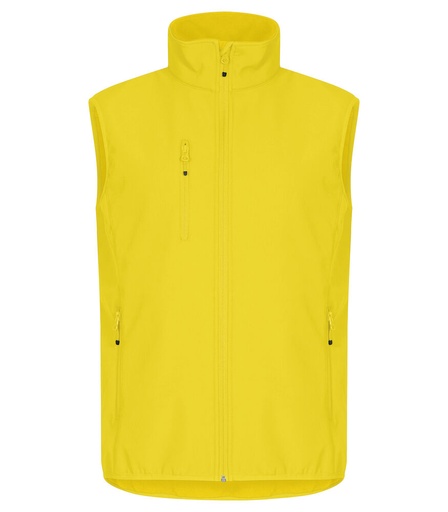 Clique Classic Softshell Vest lemon