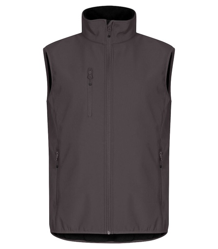 Clique Classic Softshell Vest donkergrijs