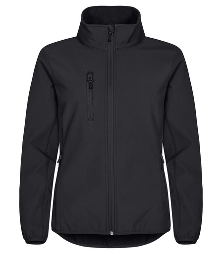 Clique Classic Softshell Jacket Women zwart