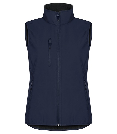 [CL-0200916-580] Clique Classic Softshell Vest Women dark navy