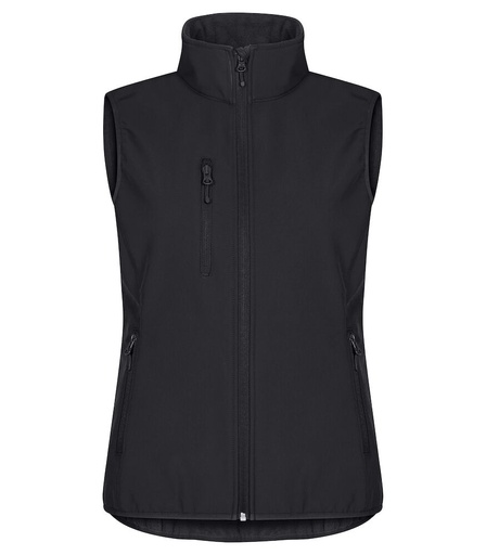 Clique Classic Softshell Vest Women zwart
