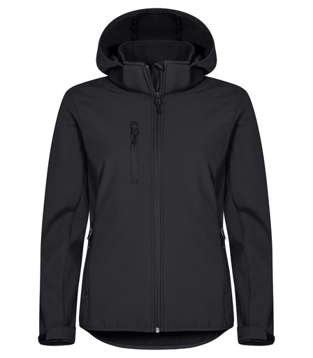 Clique Classic Softshell Hoody Jacket Women zwart