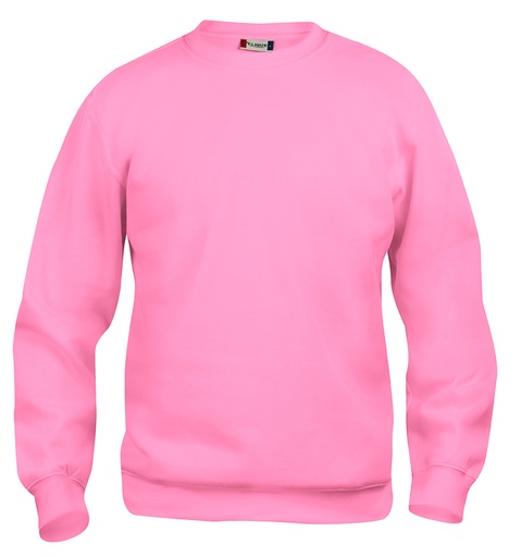 Clique Basic Roundneck helder roze
