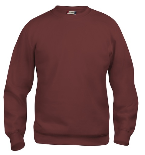 [CL-021030-38] Clique Basic Roundneck bordeaux