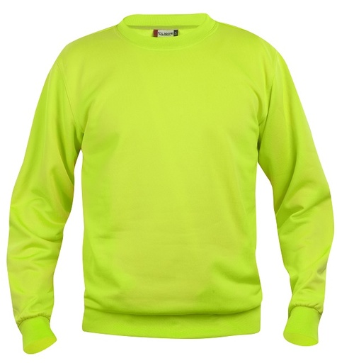Clique Basic Roundneck signaalgroen