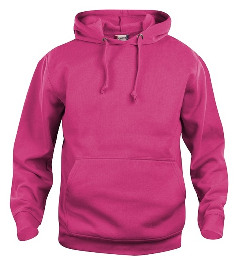 Clique Basic Hoody helder kersen