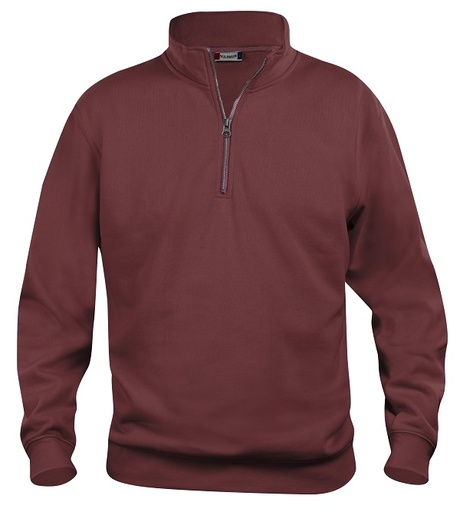 Clique Basic Half Zip bordeaux