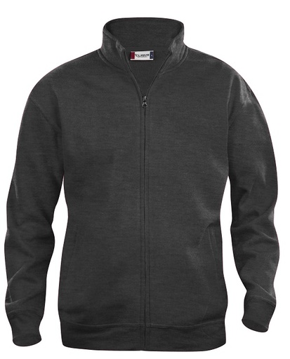 Clique Basic Cardigan antraciet melange