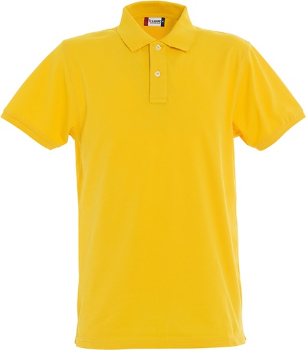 [CL-028240-10] Clique Stretch Premium Polo lemon