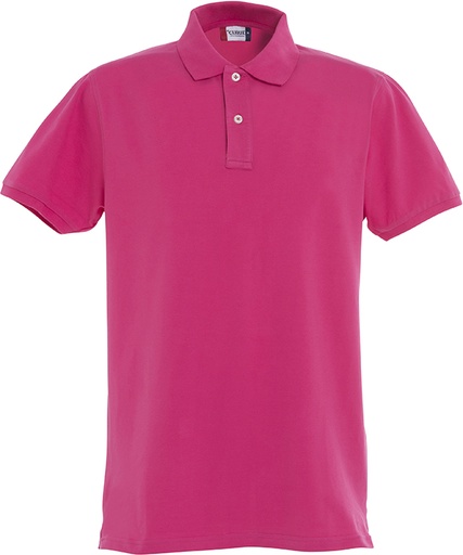 [CL-028240-300] Clique Stretch Premium Polo helder kersen