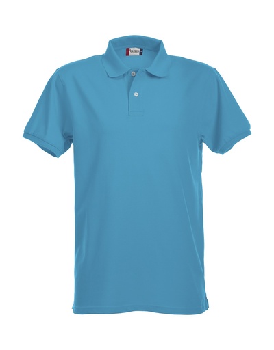 [CL-028240-54] Clique Stretch Premium Polo turquoise