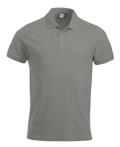 Clique Classic Lincoln S/S Polo zilvergrijs