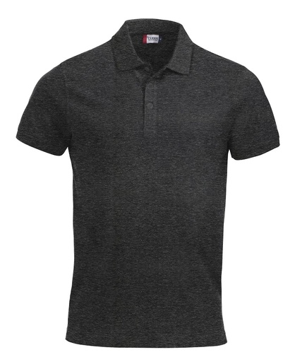 Clique Classic Lincoln S/S Polo antraciet melange