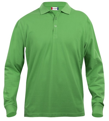Clique Classic Lincoln L/S Polo appelgroen