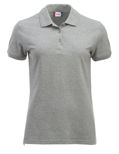 Clique Manhattan Women Polo grijsmelange