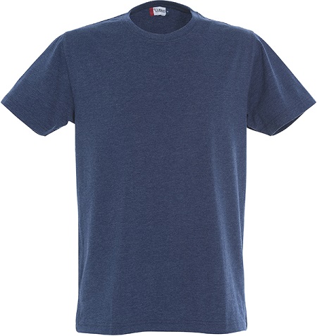 [CL-029360-565] Clique New Classic-T blauwmelange