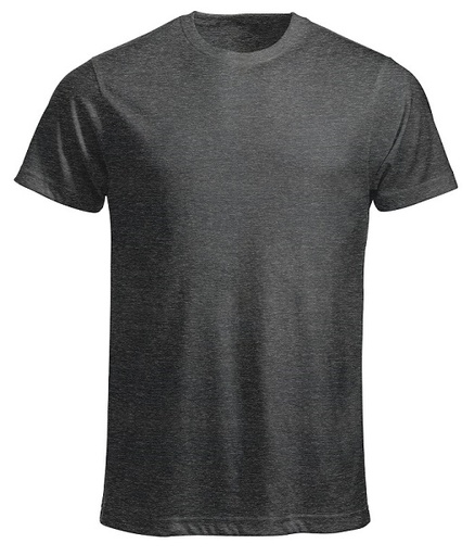 Clique New Classic-T antraciet melange