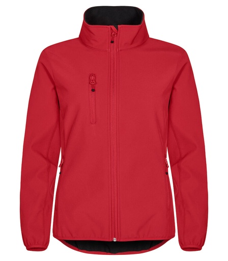 Clique Classic Softshell Jacket Women rood