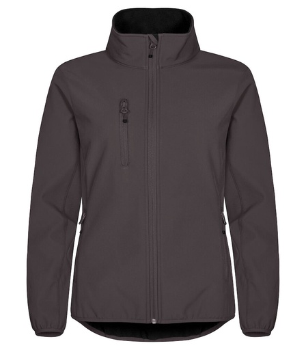 Clique Classic Softshell Jacket Women donkergrijs