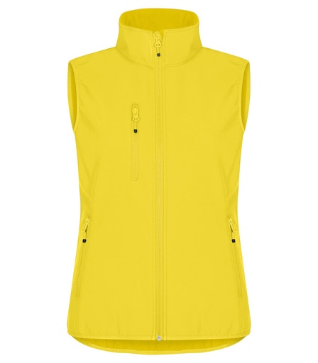 Clique Classic Softshell Vest Women lemon