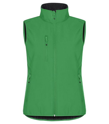 Clique Classic Softshell Vest Women appelgroen