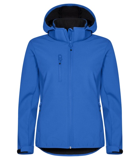 Clique Classic Softshell Hoody Jacket Women kobalt