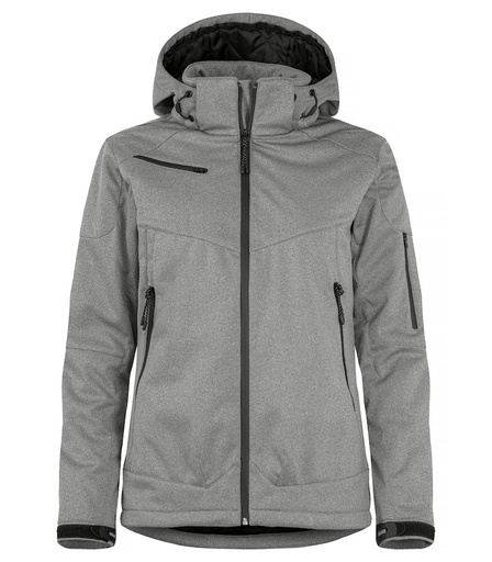 Clique Grayland Jacket Women antraciet melange