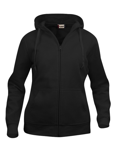 [CL-021035-99] Clique Basic Hoody Full Zip Women zwart