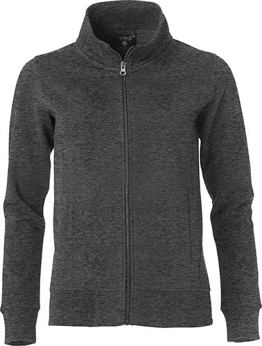 Clique Classic Cardigan Women antraciet melange
