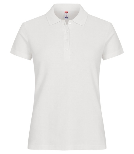 [CL-028231-01] Clique Basic Polo Women offwhite