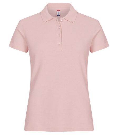 Clique Basic Polo Women candy roze