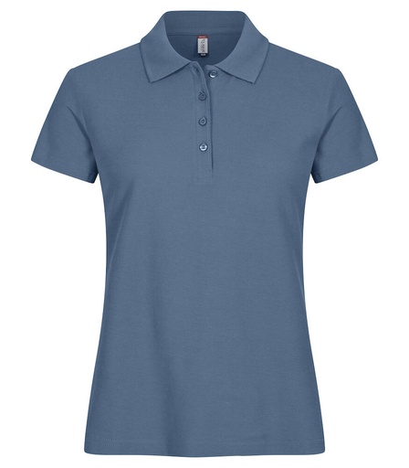 Clique Basic Polo Women staalblauw