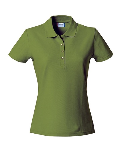 [CL-028231-71] Clique Basic Polo Women legergroen