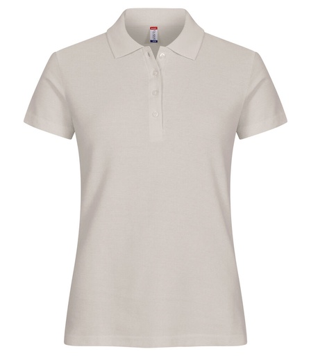 Clique Basic Polo Women steengrijs