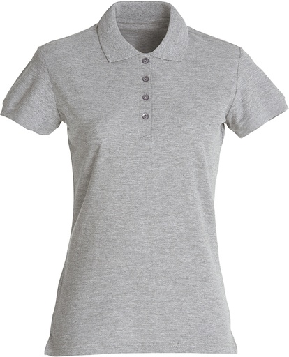 Clique Basic Polo Women grijsmelange