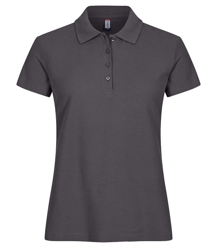 Clique Basic Polo Women metaalgrijs