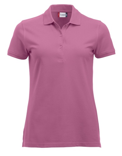 Clique Classic Marion S/S Polo helder roze