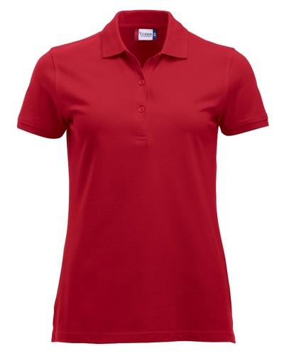 [CL-028246-35] Clique Classic Marion S/S Polo rood
