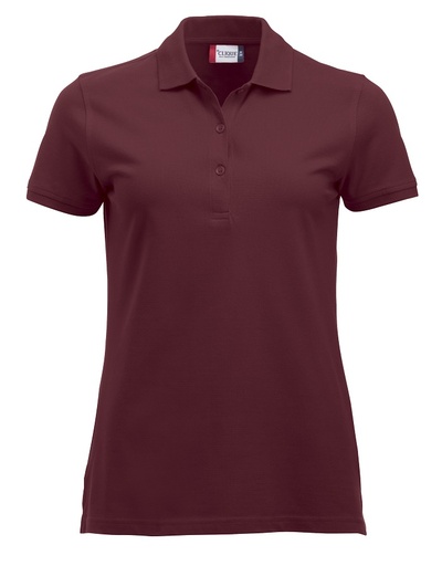 Clique Classic Marion S/S Polo bordeaux